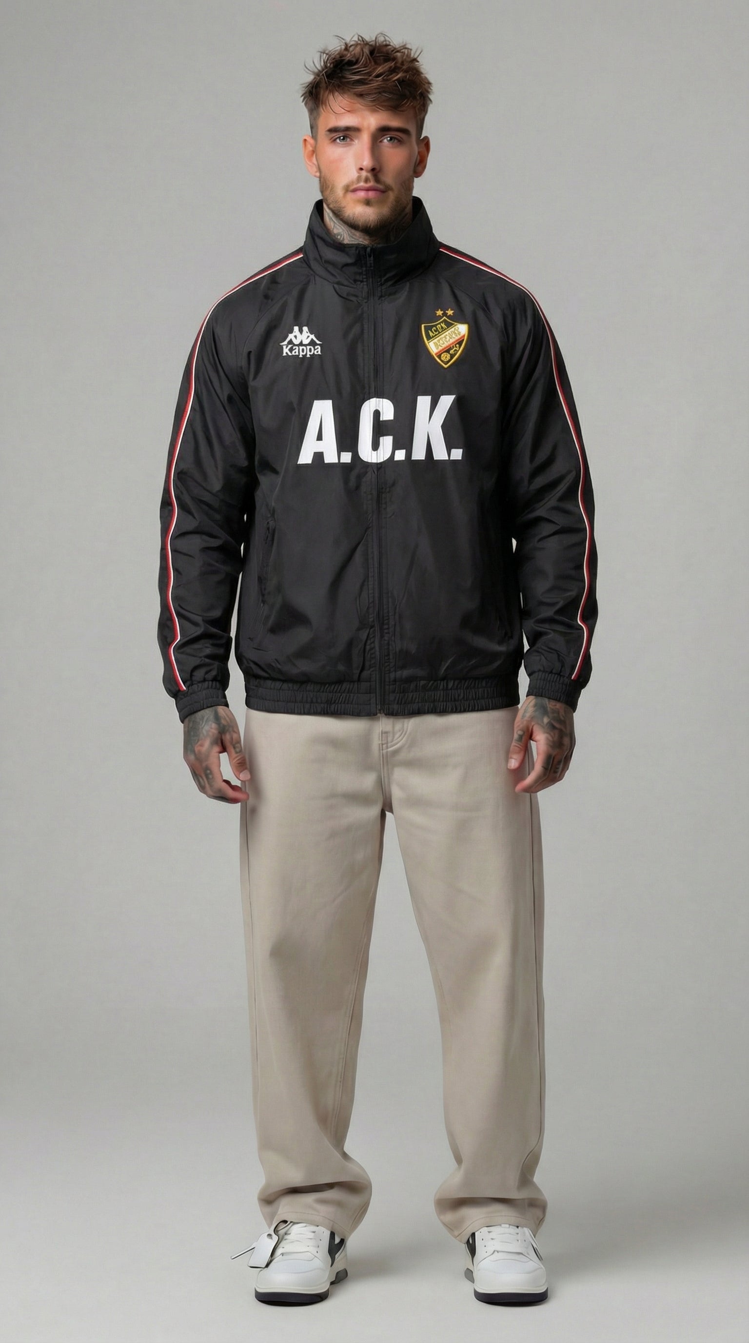 GIUBBINO  AUTHENTIC SATYA - KAPPA - ART. 34218 WW COL. NERO