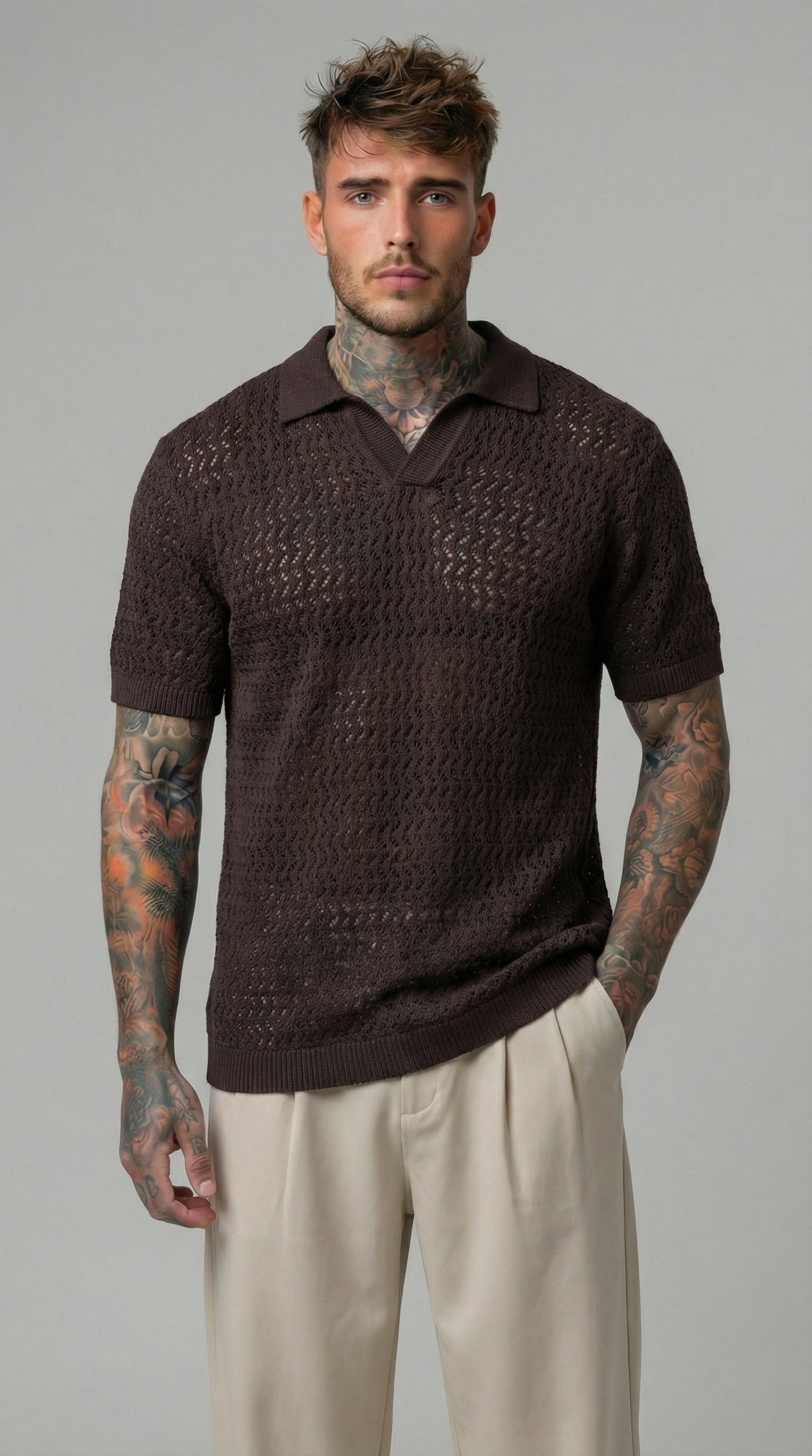 POLO  IN MAGLIA TRAFORATA  - ONLY&SONS - ART. 22037952