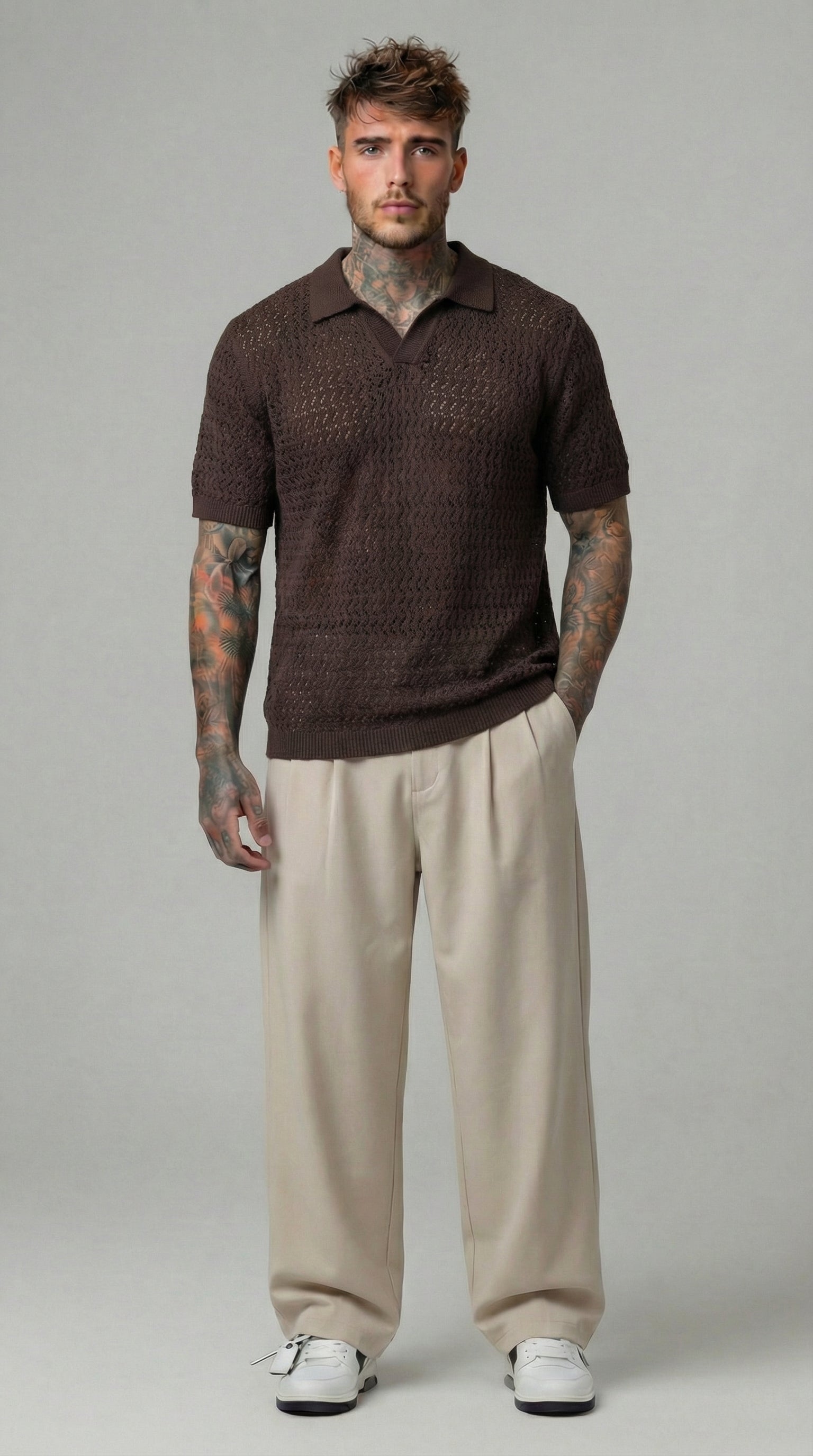 POLO  IN MAGLIA TRAFORATA  - ONLY&SONS - ART. 22037952