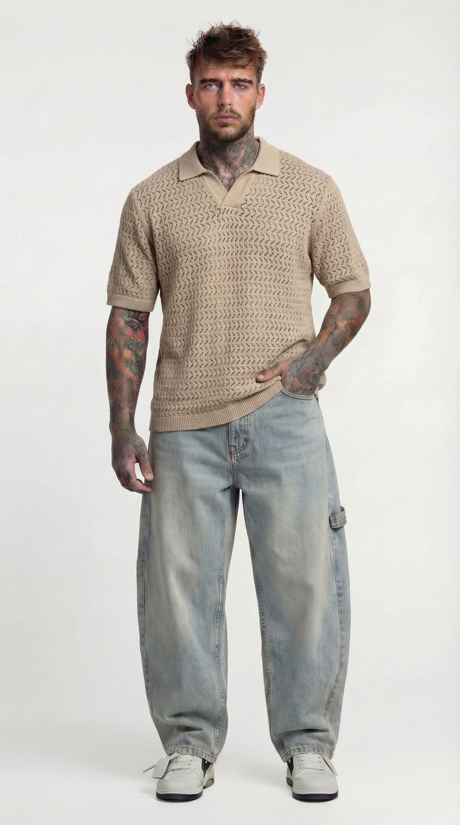 POLO  IN MAGLIA TRAFORATA  - ONLY&SONS - ART. 22037952