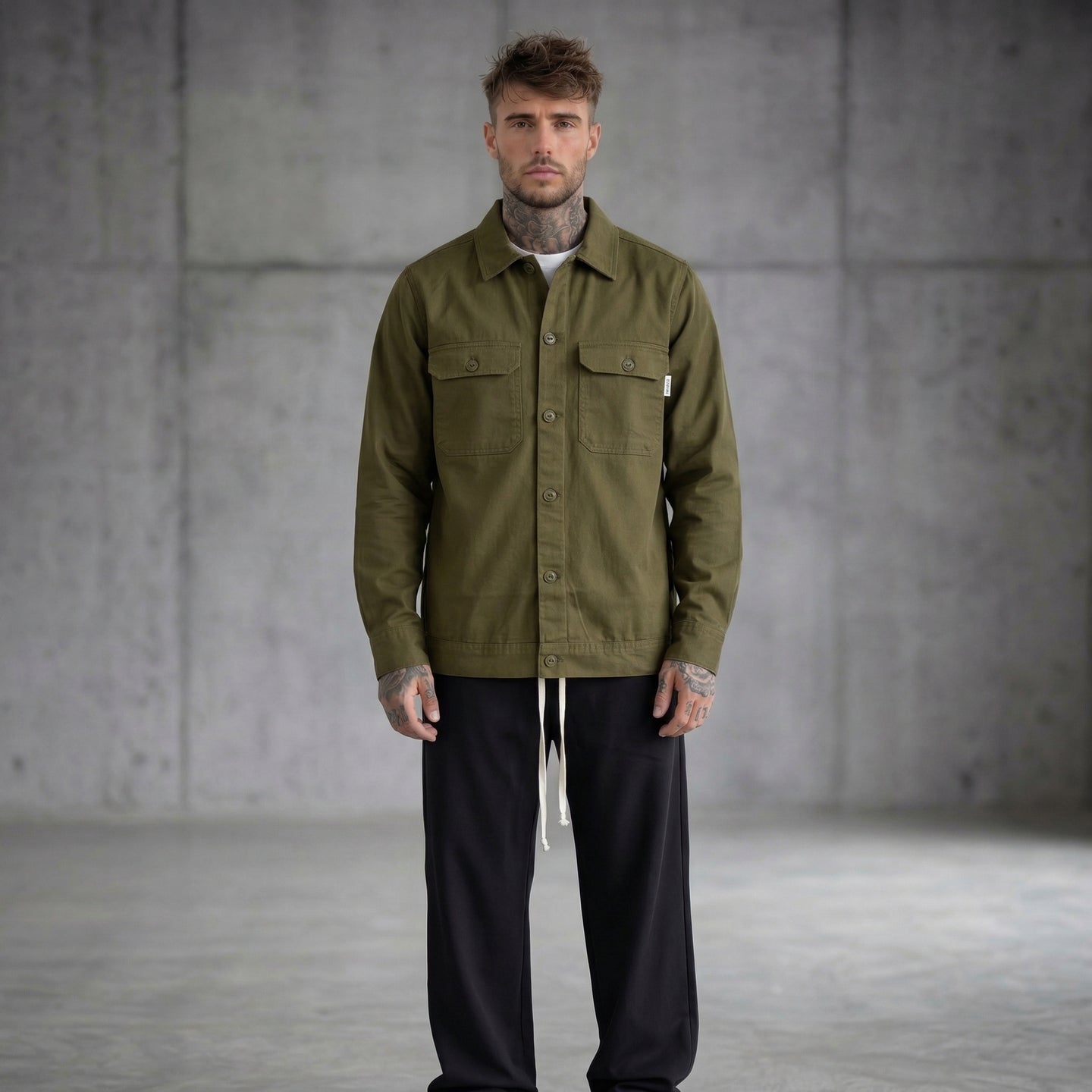 CAMICIA OVERSHIRT - ONLY&SONS - ART. 22022442 - COL. OLIVE NIGHT