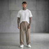 PANTALONE CON ELASTICO IN VITA FANGO - NEW JOB BRAND - ART. DANY
