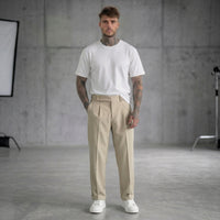 PANTALONE BEIGE  - NEW JOB BRAND - ART. RINO