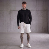 BERMUDA NEW JOB BRAND MISTO LINO  BIANCO E NERO ART B- 696