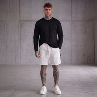 BERMUDA NEW JOB BRAND MISTO LINO  BIANCO E NERO ART B- 696