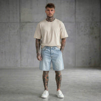 BERMUDA ONLY&SONS FADE DENIM LIGHT BLUE  ART 22033155