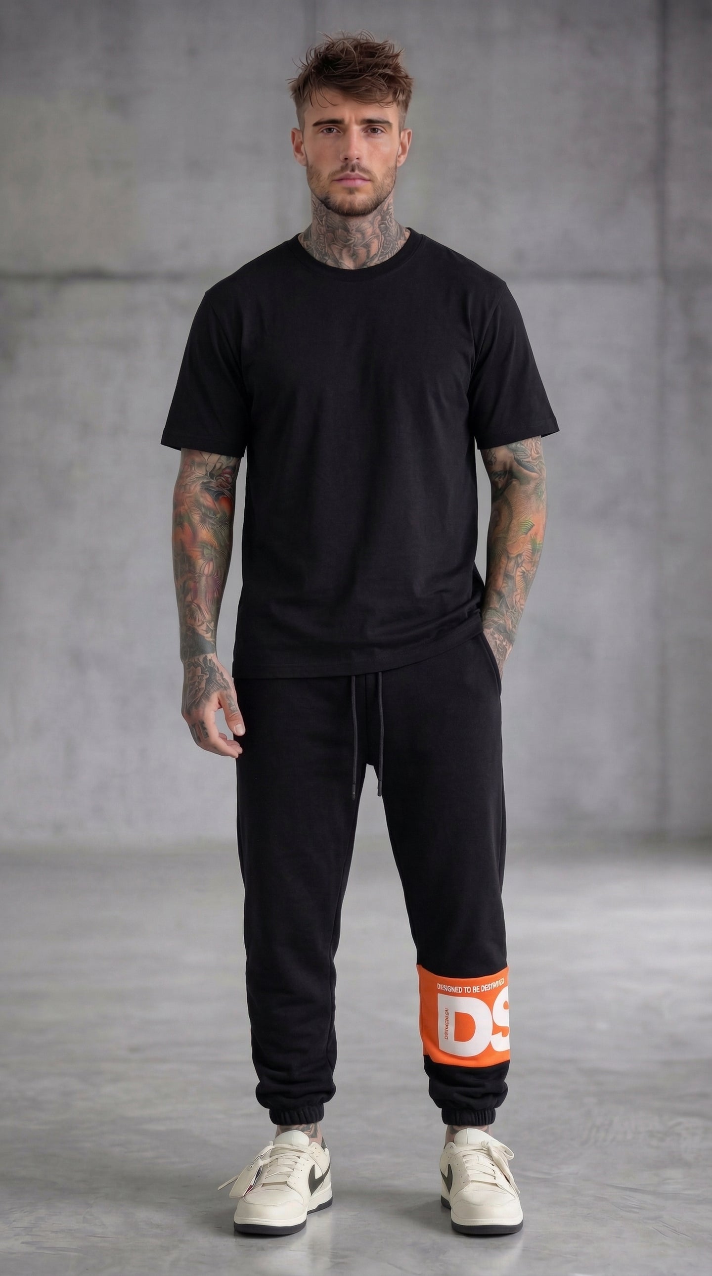 PANTALONE DI TUTA CON INSERTI LOGATI PIU' COLORI  - DS2 - ART.SS26211