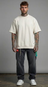 T-SHIRT FELPA DESTROY RELAXED  PIU' COLORI  - BERNA - ART. 261245