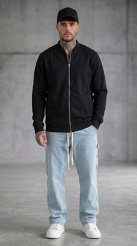 FELPA BOMBER CON ZIP - ONLY&SONS - ART. 22034247 - COL BLACK