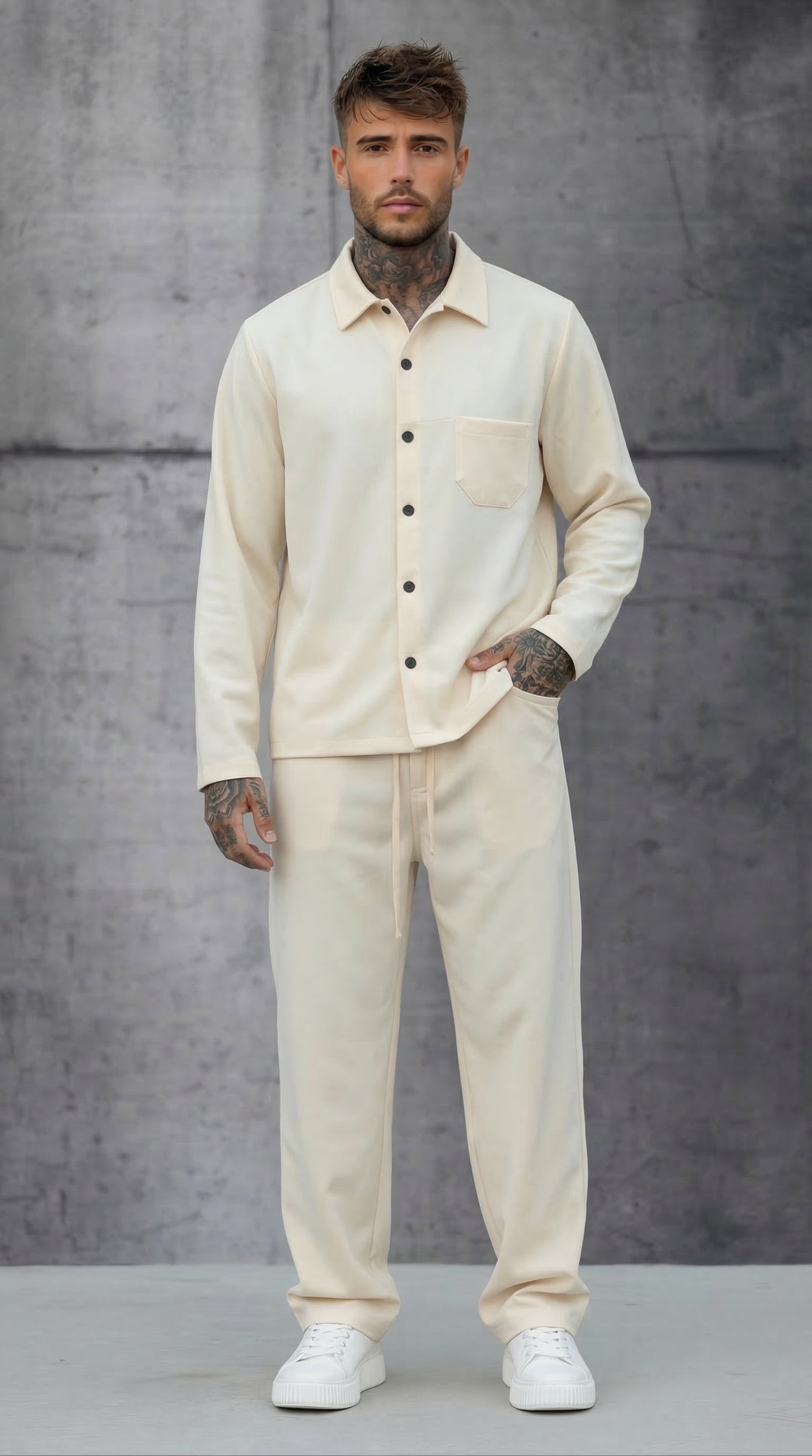 COMPLETO CAMICIONE + PANTALACCIO - HAMEN - ART. MARCUS OUTFIT