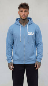FELPA ZIP CON CAPPUCCIO PIU' COLORI - DS2 - ART. SS26271