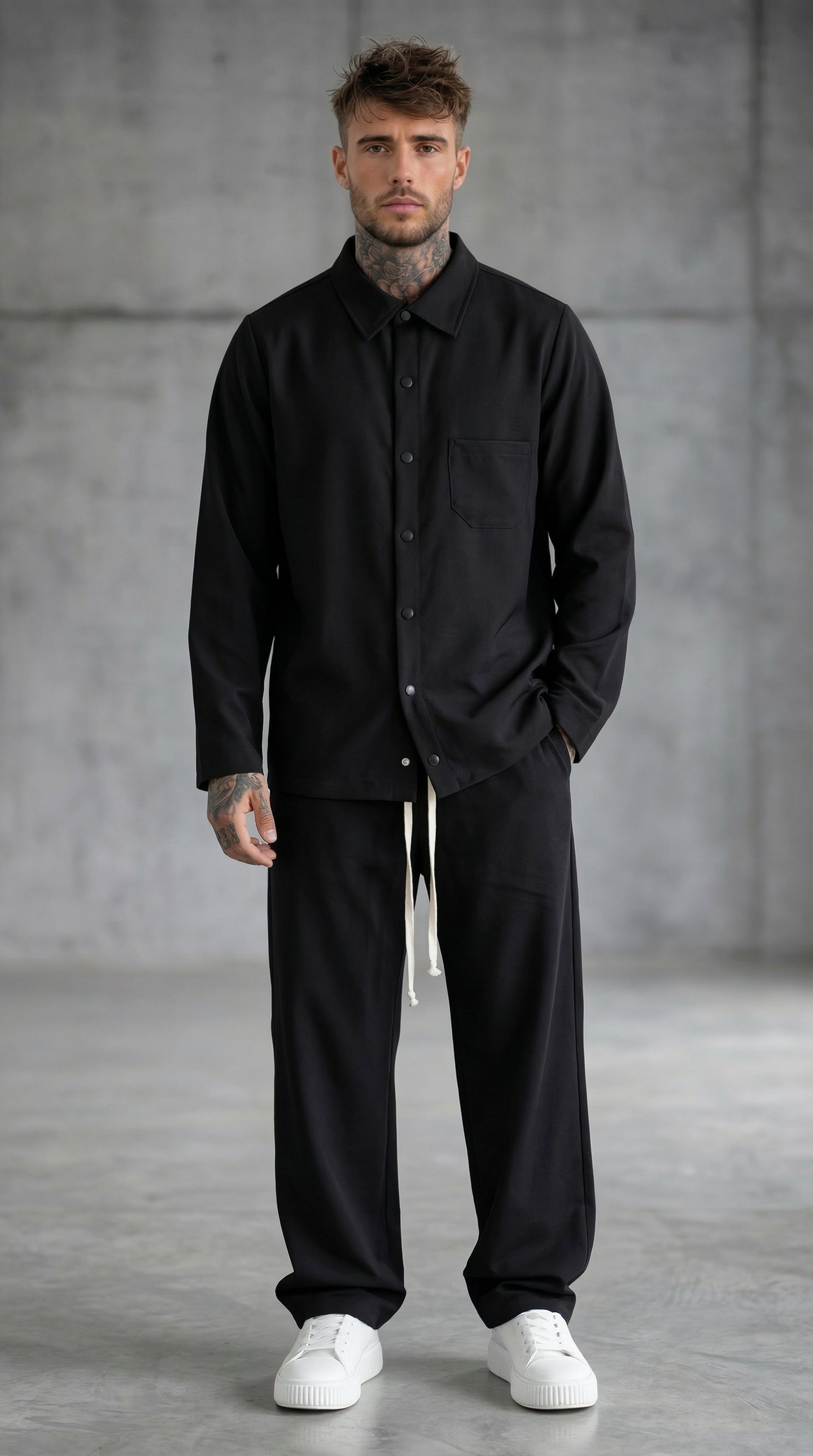 COMPLETO CAMICIONE + PANTALACCIO - HAMEN - ART. MARCUS OUTFIT