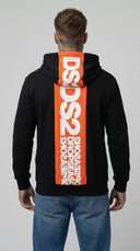 FELPA ZIP CON CAPPUCCIO PIU' COLORI  CON INSERTI - DS2 - ART. SS26210