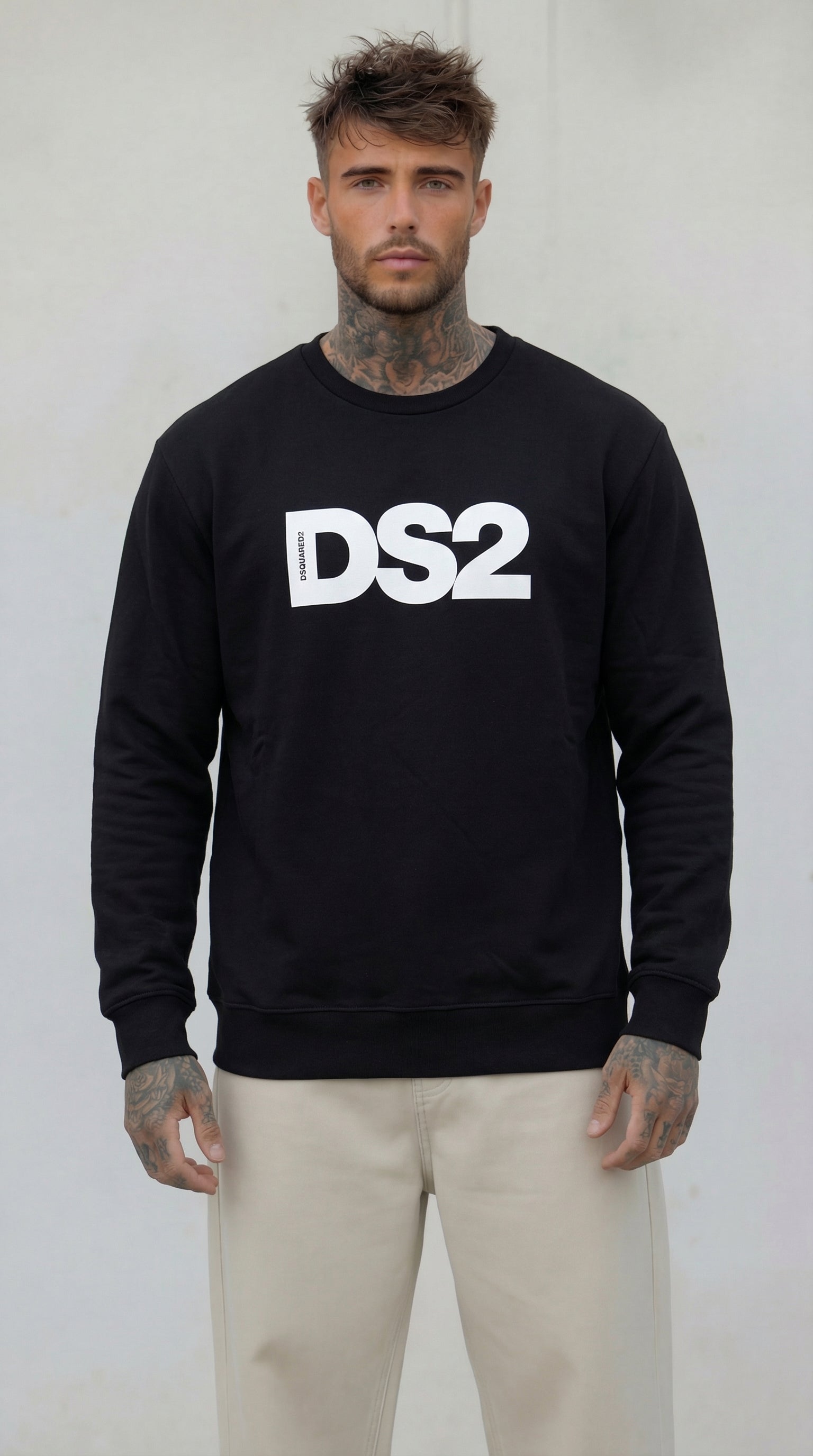 FELPA GIROCOLLO PIU' COLORI   CON LOGO  - DS2 - ART. SS26276