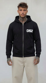 FELPA ZIP CON CAPPUCCIO PIU' COLORI - DS2 - ART. SS26271