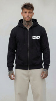 FELPA ZIP CON CAPPUCCIO PIU' COLORI - DS2 - ART. SS26271