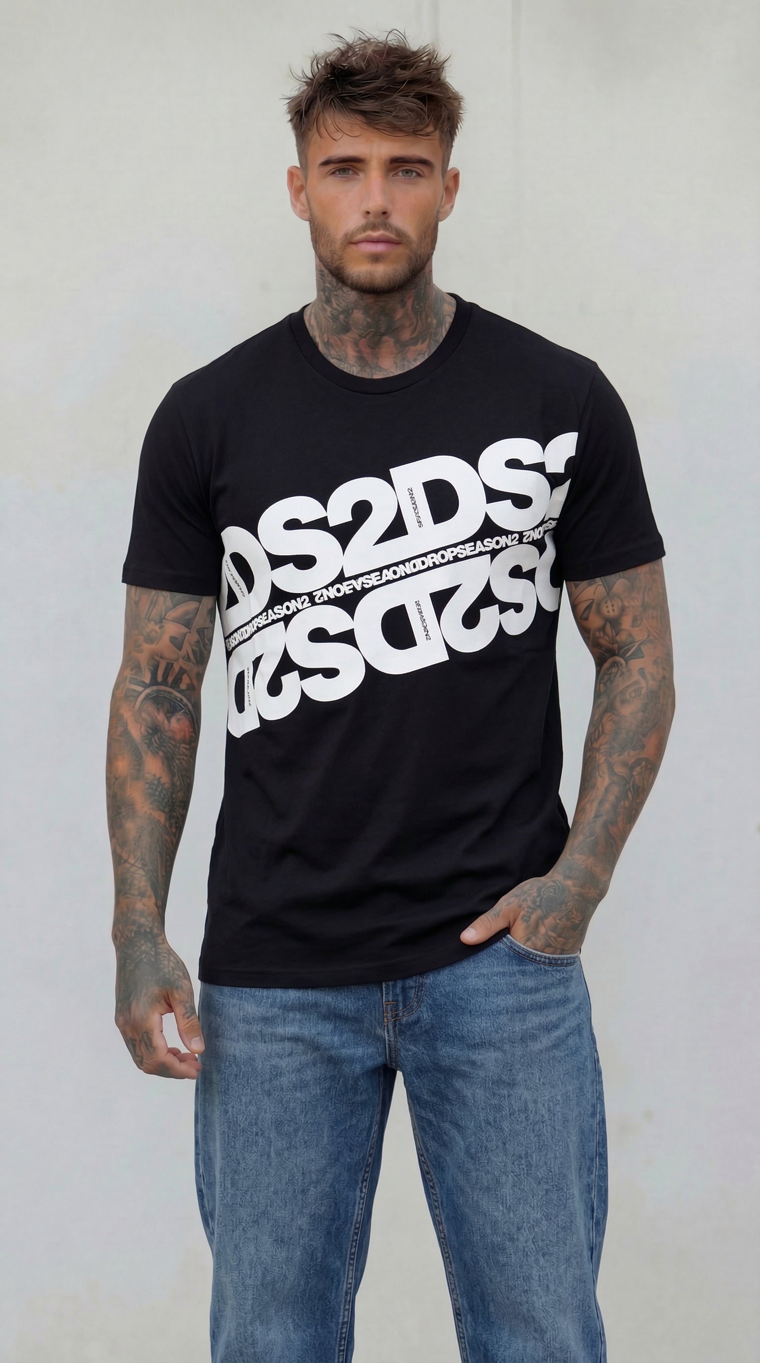 T-SHIRT STAMPA BIG PIU' COLORI  -DS2 - ART. SS26257