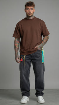 T-SHIRT FELPA DESTROY RELAXED  PIU' COLORI  - BERNA - ART. 261245