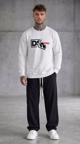FELPA GIROCOLLO CON LOGO IN RILIEVO - DS2 - ART. SS26238