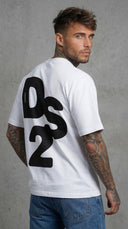 T-SHIRT STAMPA IN STOFFA  PIU' COLORI  -DS2 - ART. SS26229