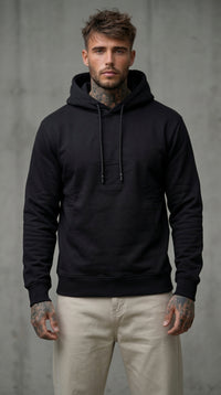 FELPA NERO CON CAPPUCCIO HOODIE - DS2 - ART. SS26231