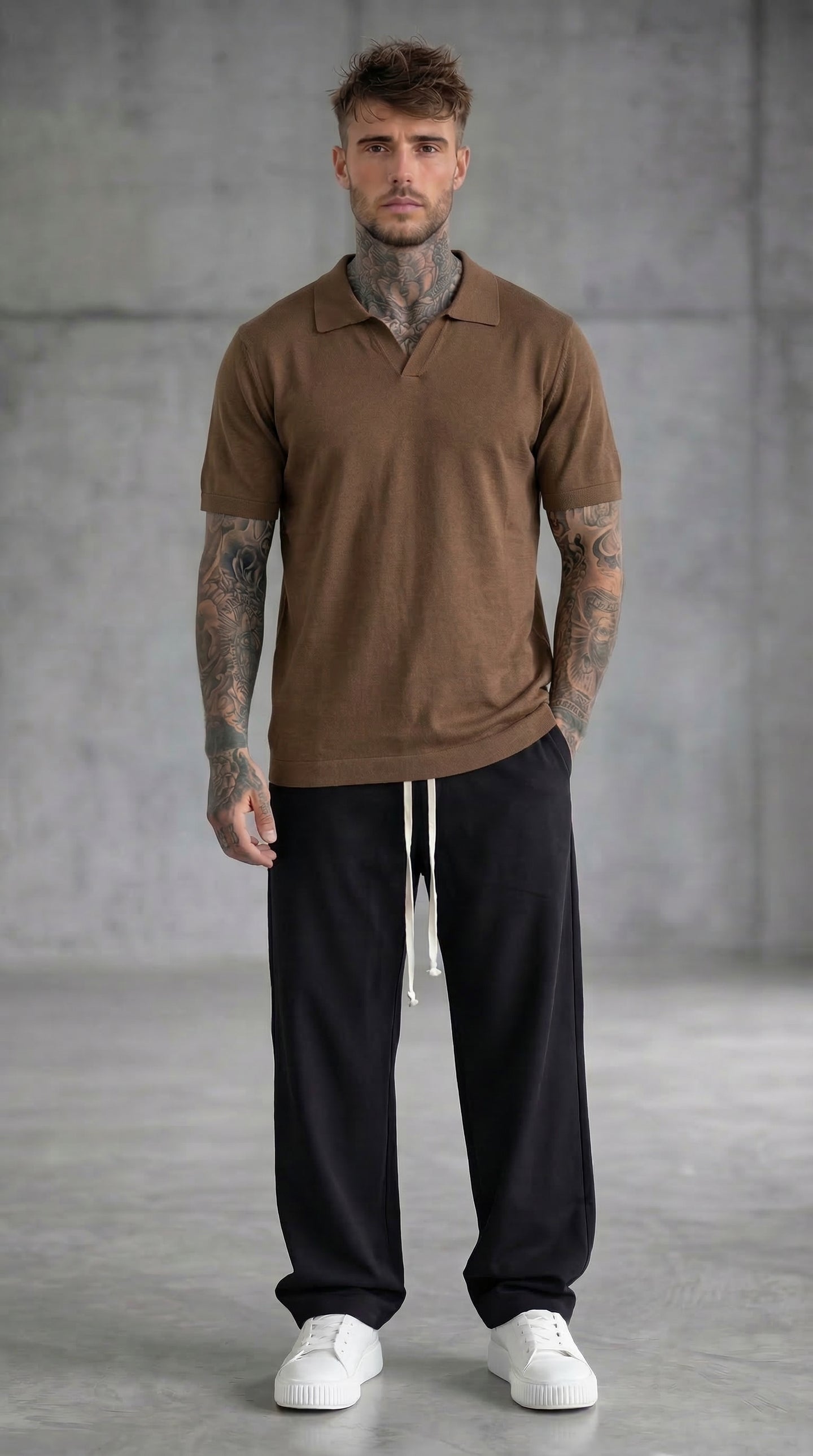 POLO DERBY SENZA BOTTONE PIU' COLORI  - BERNA - ART. 261047