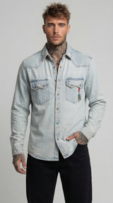 CAMICIA DENIM DESTROY  - BERNA - ART. 261259-30