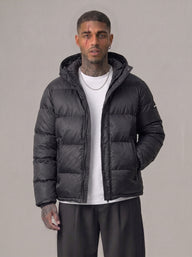 GIUBBINO  NEW JOB BRAND BOMBER CON CAPPUCCIO NERO ART NJC01
