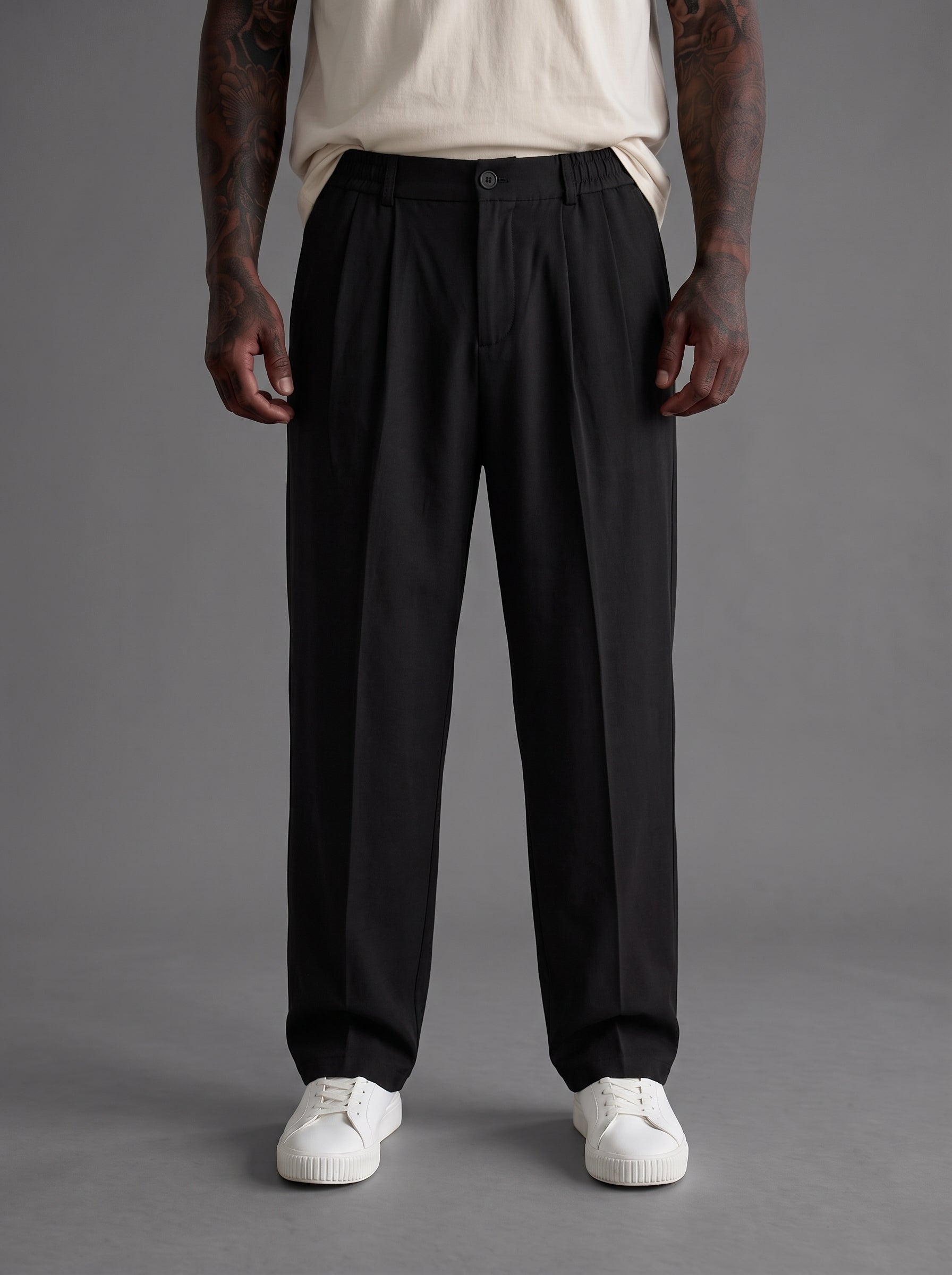 PANTALONE CON ELASTICO IN VITA - NEW JOB BRAND - ART. TREMITY  FW