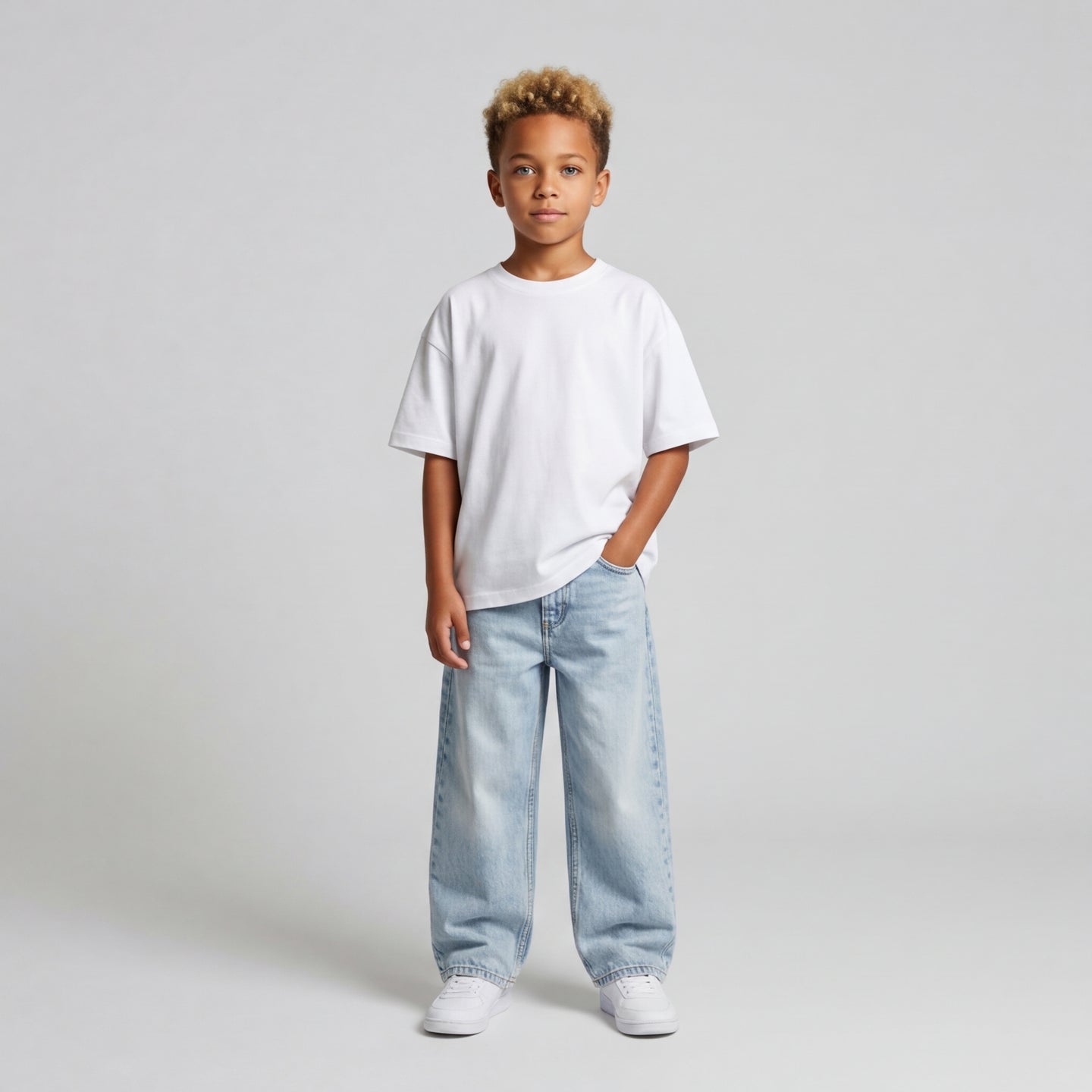 JEANS IRON BLUE DENIM BAMBINO  - JACK & JONES ART.12272042