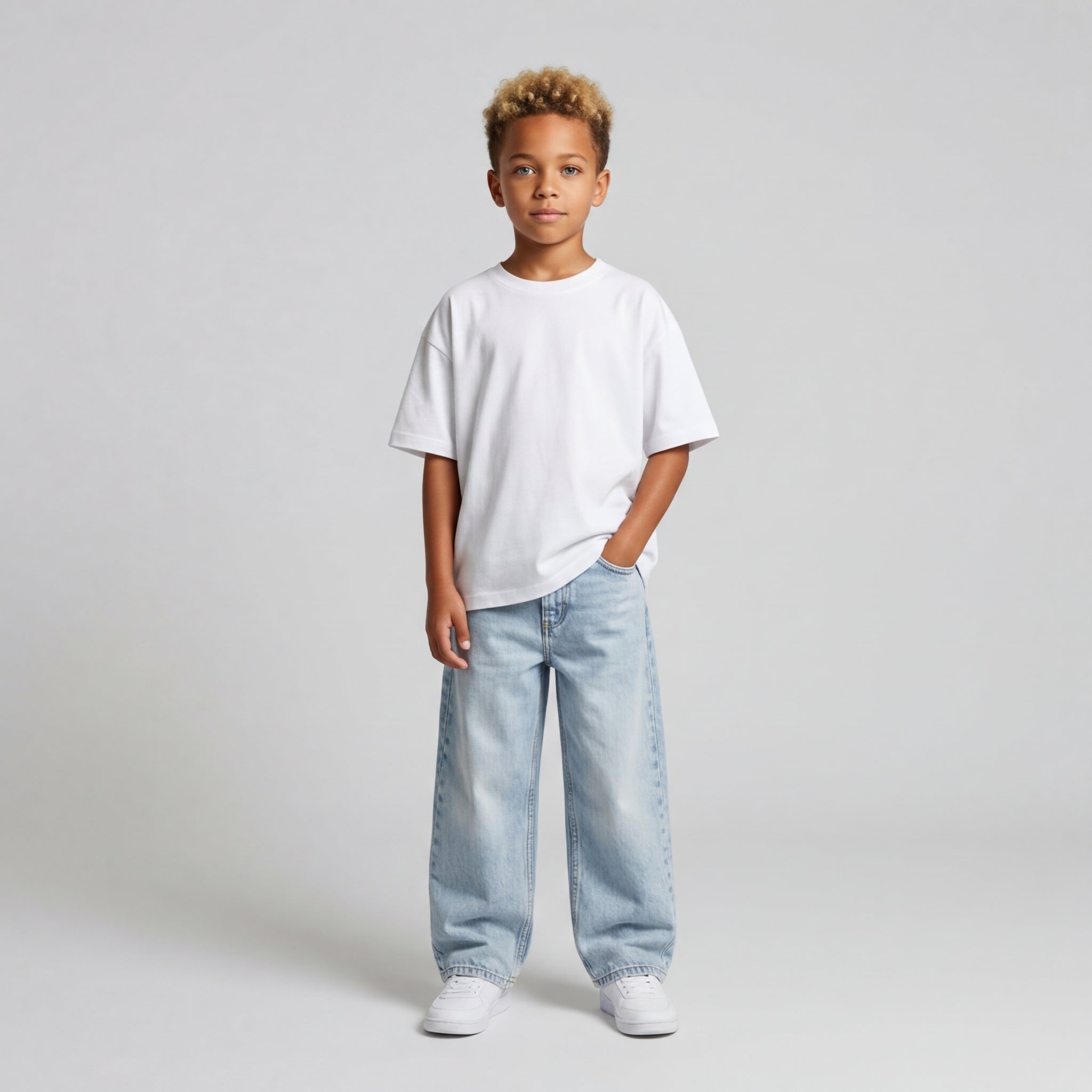 JEANS IRON BLUE DENIM BAMBINO  - JACK & JONES ART.12272042