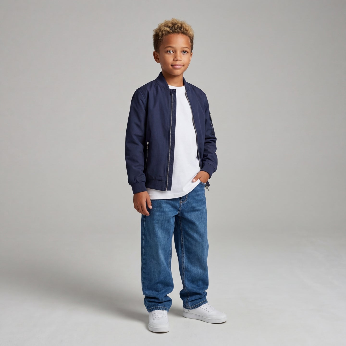 GIUBBINO RUSH BOMBER PIU' COLORI BAMBINO - JACK & JONES ART. 12182385