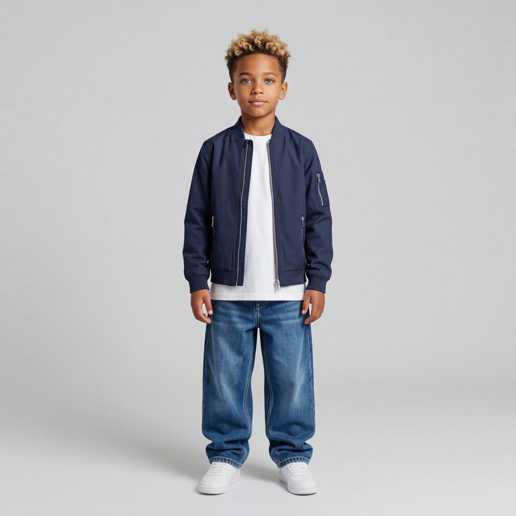 GIUBBINO RUSH BOMBER PIU' COLORI BAMBINO - JACK & JONES ART. 12182385