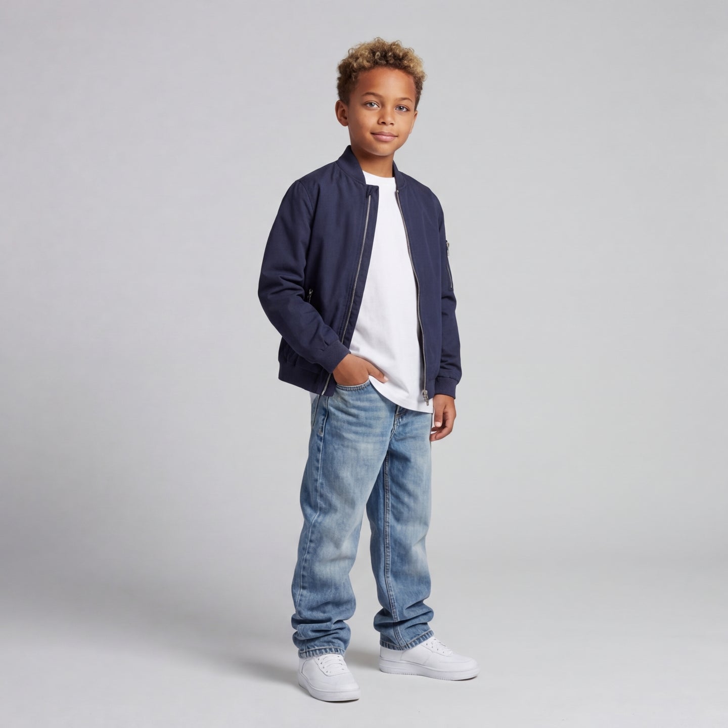 GIUBBINO RUSH BOMBER PIU' COLORI BAMBINO - JACK & JONES ART. 12182385