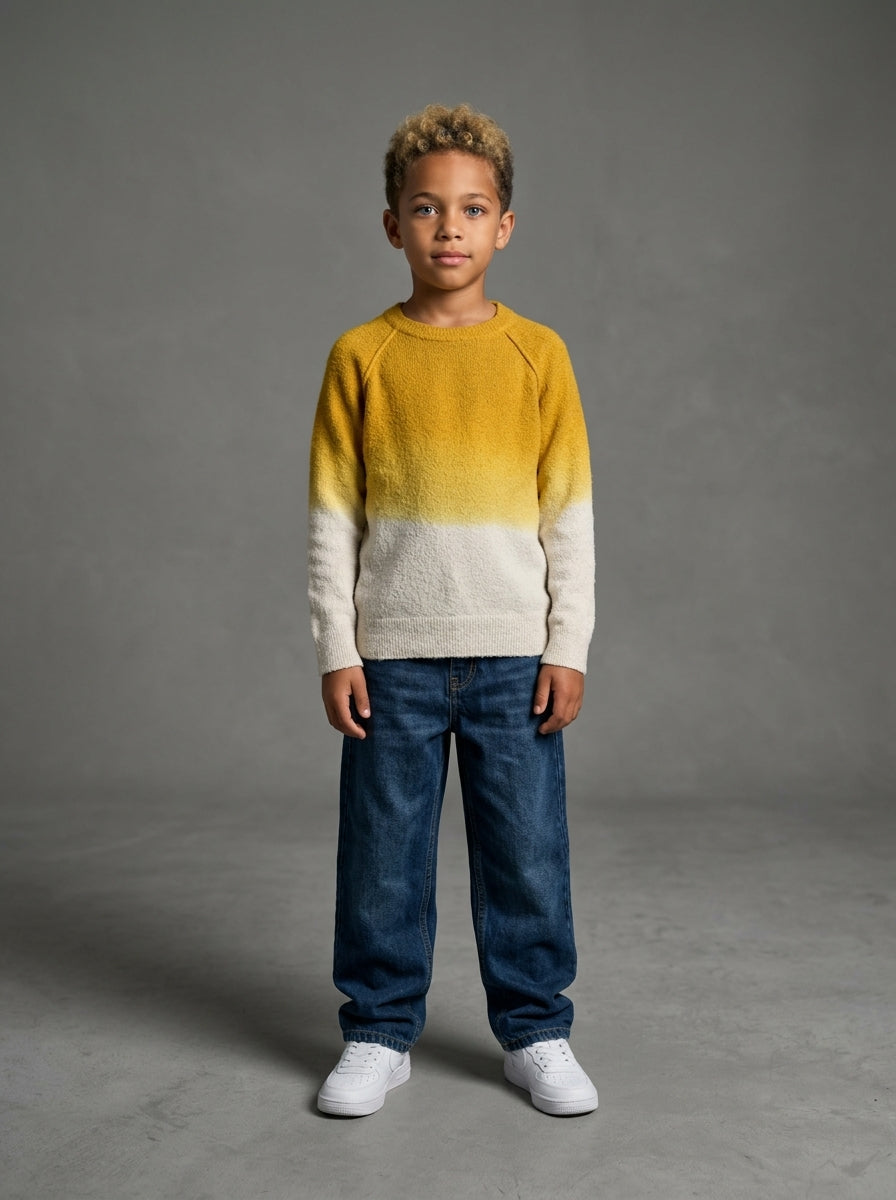 MAGLIONCINO BERNA KIDS GIROCOLLO MANICA REGLAN ART K 23044 128