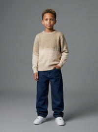 MAGLIONCINO BERNA KIDS GIROCOLLO PUNTO RILIEVO ART 240137 564