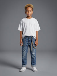 JEANS OVER  BERNA  KIDS BAMBINO DENIM ART 240167 396