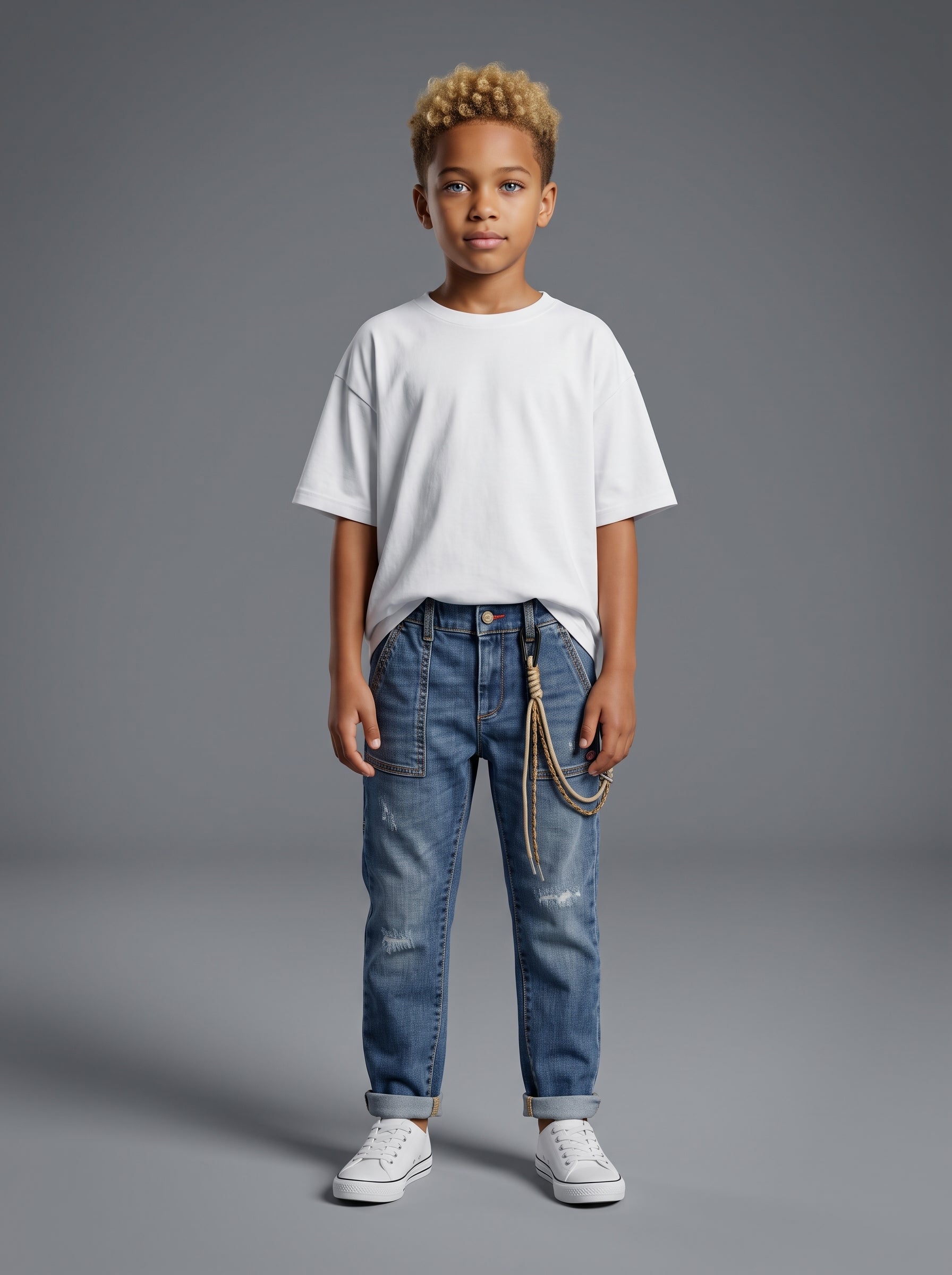 JEANS OVER  BERNA  KIDS BAMBINO DENIM ART 240167 396