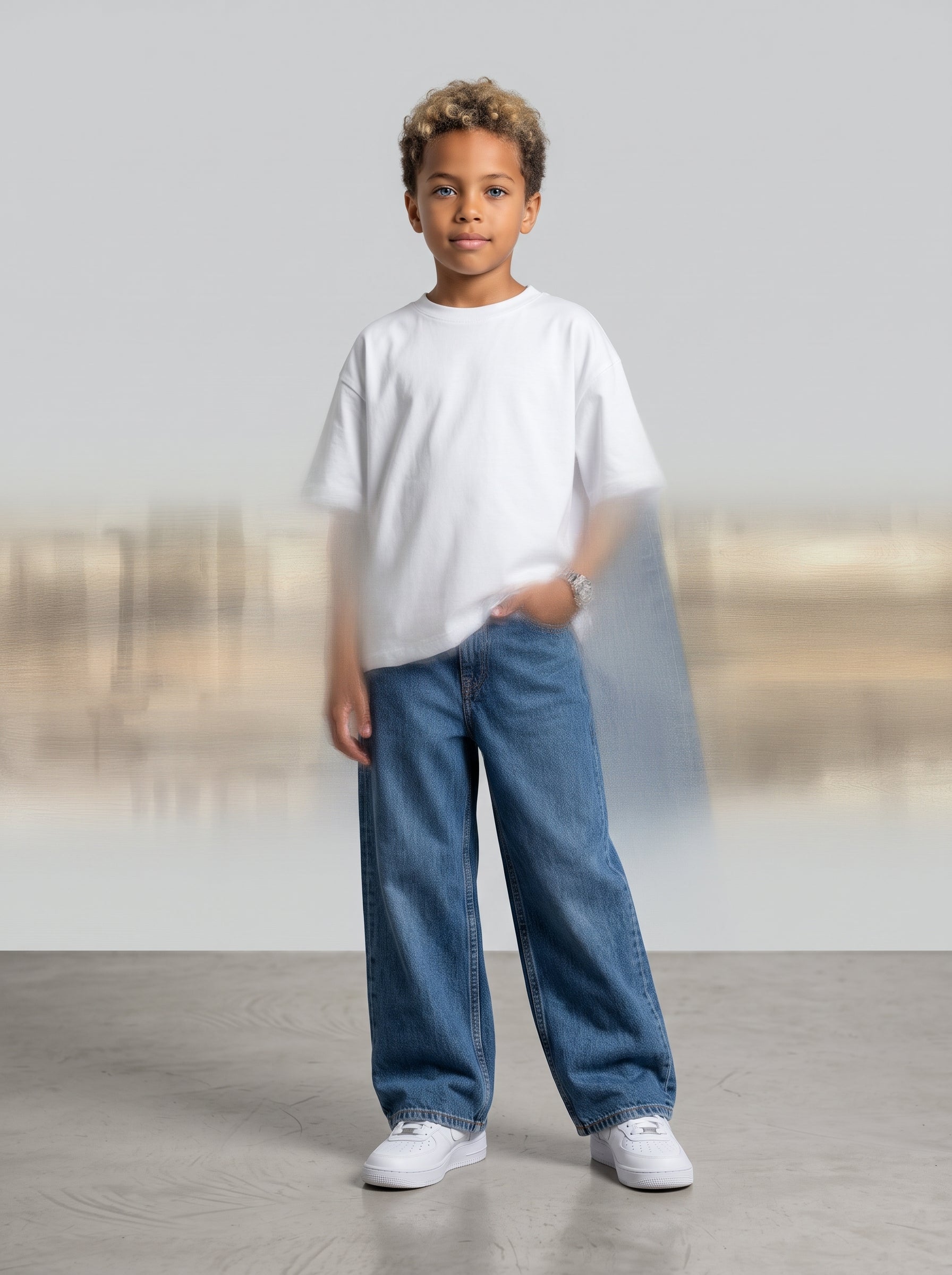 JEANS JACK & JONES ALEX BLUE DENIM BAMBINO ART 12301200