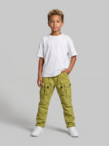 PANTALONE BERNA KIDS CARGO BAMBINO VERDE ACIDO ART  23070 174