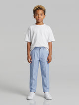 PANTALONE BERNA KIDS BAMBINO RIGHE CELESTE ART 240212 30