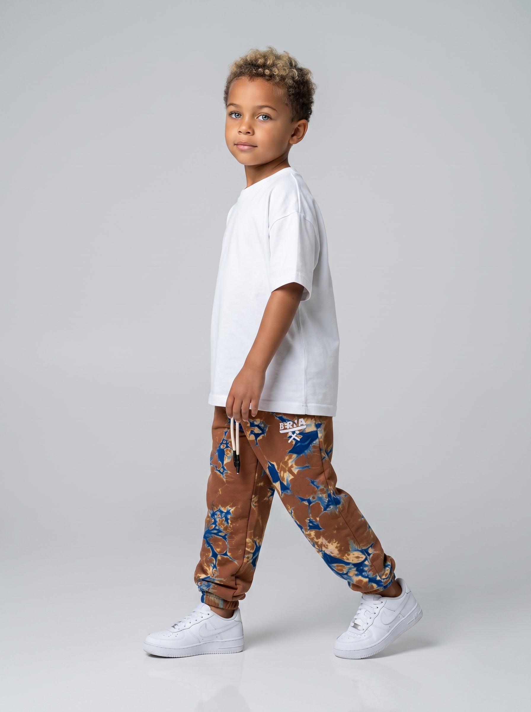 PANTALONE DI TUTA BERNA KIDS BAMBINO TIE DYE ART K 23545 30