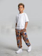 PANTALONE DI TUTA BERNA KIDS BAMBINO TIE DYE ART K 23545 30