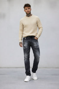 JEANS ROTTURE SLIM FIT - DS2 - ART. FW24210 - COL. NERO DENIM
