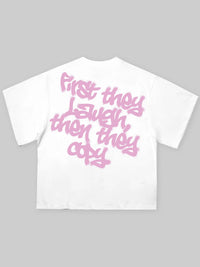 T-SHIRT NOISSEY OVERSIZE BIANCA ART METTALIC SPRAY