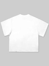 T-SHIRT NOISSEY BAD BOY  BOXY OVERSIZED BIANCA ART CAP AZZURRO  SPILLE
