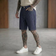 BERMUDA ONLY&SONS DARK BLUE DENIM ART 22037355