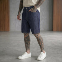 BERMUDA ONLY&SONS DARK BLUE DENIM ART 22037355