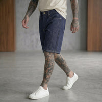 BERMUDA ONLY&SONS DARK BLUE DENIM ART 22037355