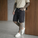 BERMUDA ONLY&SONS REMI LARGO  BLACK DENIM ART 22038436